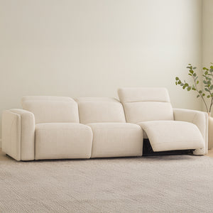 Wilder Power Recliner Sofa in Flecked Oat