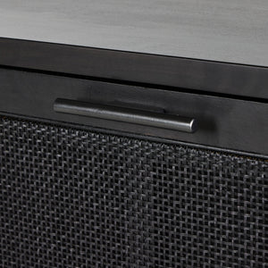 Caprice Bar Cabinet - Black Wash Mango