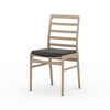 Linnet Outdor Dining Chair In Brown/Charcoa