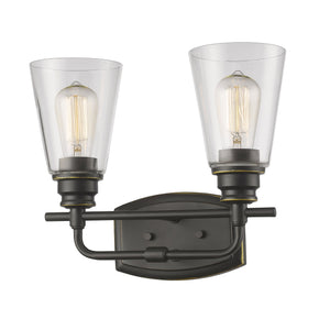Annora 2 Light Vanity  in Olde Bronze Finish