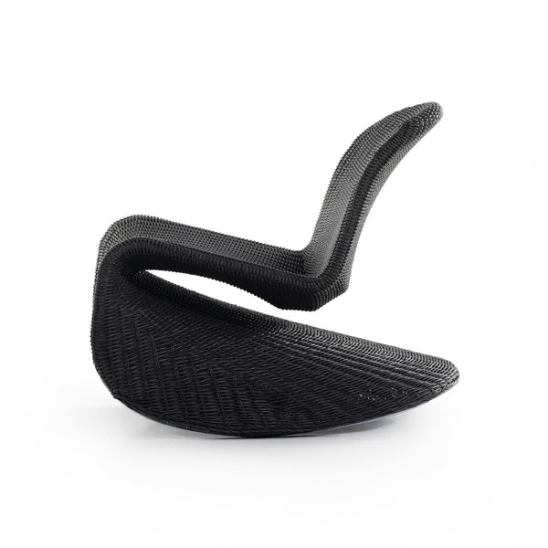 Portia Outdoor Rocking Chair In Coal