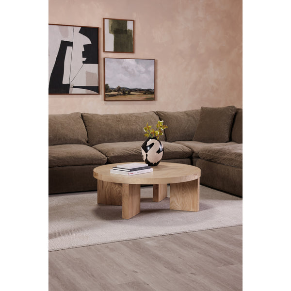 Moe's Clay Slipper Chair in Desert Sage