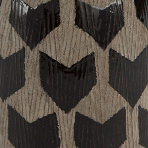 Graphic Ceramic Bottle Vases