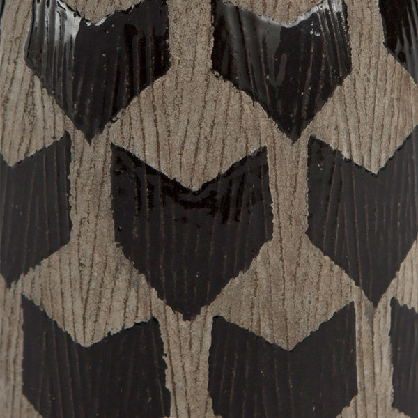 Graphic Ceramic Bottle Vases