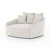 Chloe Media Lounger in Delta Bisque