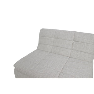 Moe's Lino Slipper Chair in Textured Oat