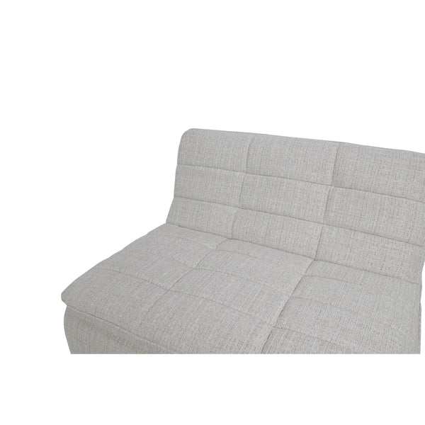 Moe's Lino Slipper Chair in Textured Oat