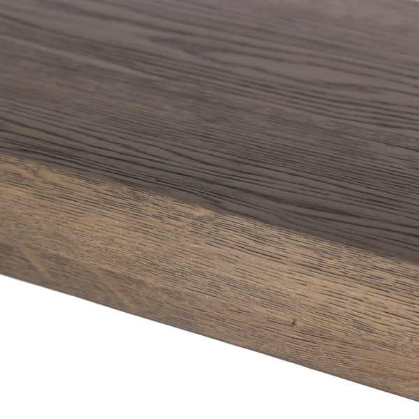 Warby Console Table in Worn Oak Veneer