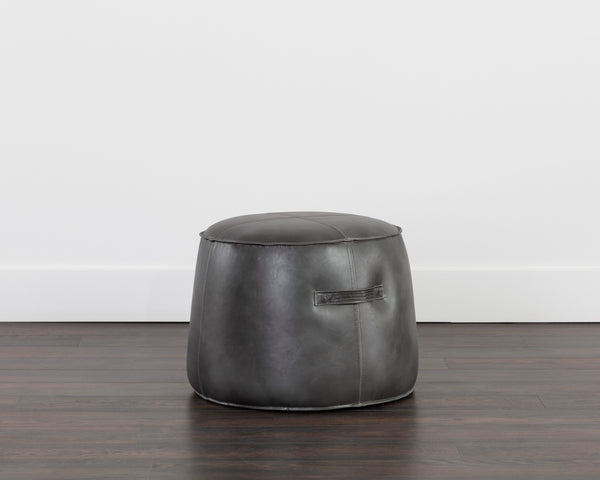MITCHELL OTTOMAN - OVERCAST GREY