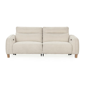 Conway Power Recliner Sofa with Dual Recline - Ivory