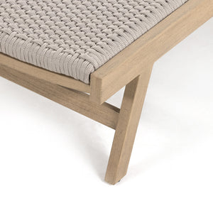 Delano Outdoor Chaise Lounge In Brown