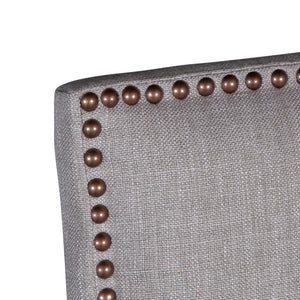 Darcy Dining Chair Greige Linen Driftwood Finish