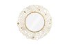 Round Honeycomb Mirror Brass