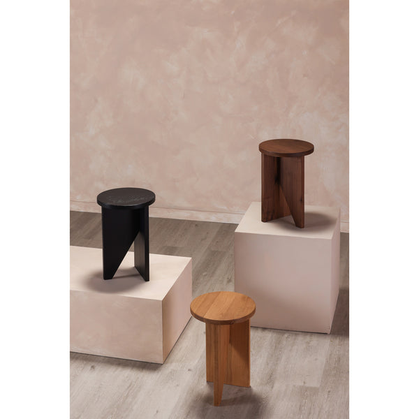 Moe's Grace Accent Table Walnut Brown