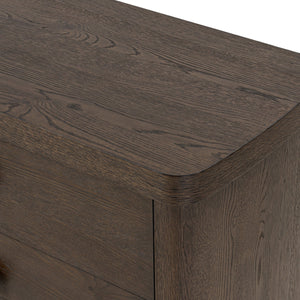 Valen 6 Drawer Dresser - Rustic Brown Oak Veneer