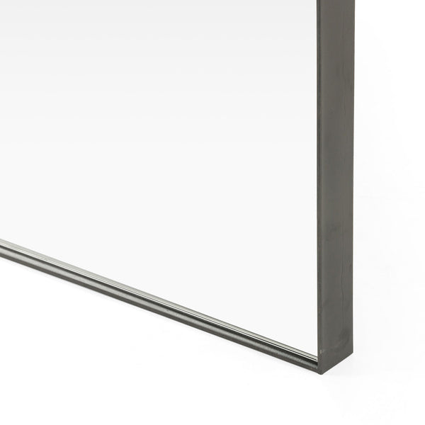 Bellvue Floor Mirror - Rustic Black