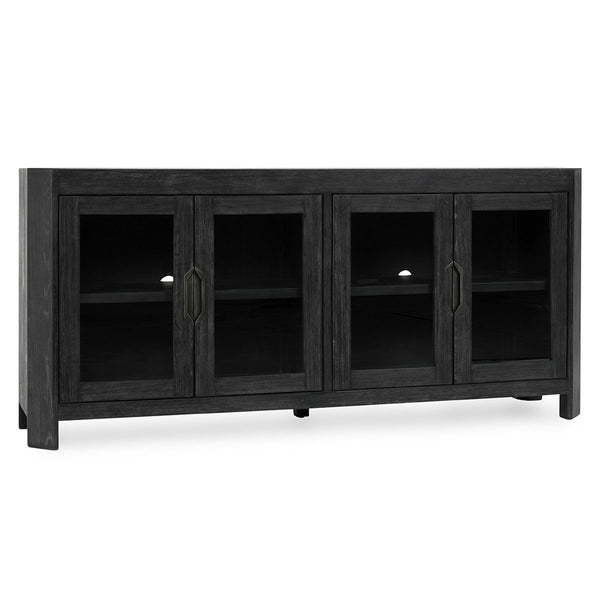 Macarthur Solid Wood 4-Drawer Cabinet in Antique Black