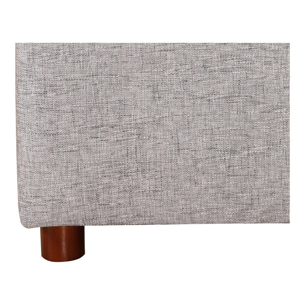 Moe's Takio Queen Bed in Light Grey Upholstery