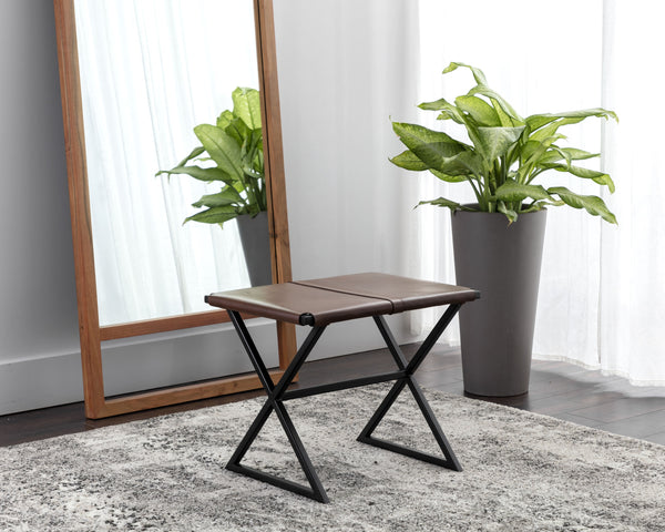 ELON STOOL - VINTAGE COGNAC LEATHER