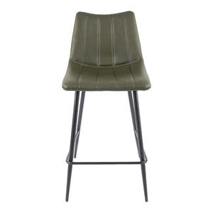 Moe's Alibi Counter Stool - Dark Green, Set of 2