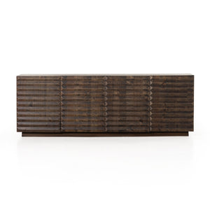 Tussac Media Console In Matte Brown Neem