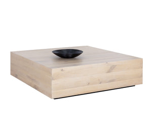 FREZCO COFFEE TABLE - SQUARE - LIGHT OAK