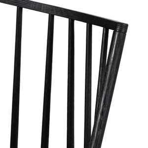Lewis Dining Bench - Black Oak