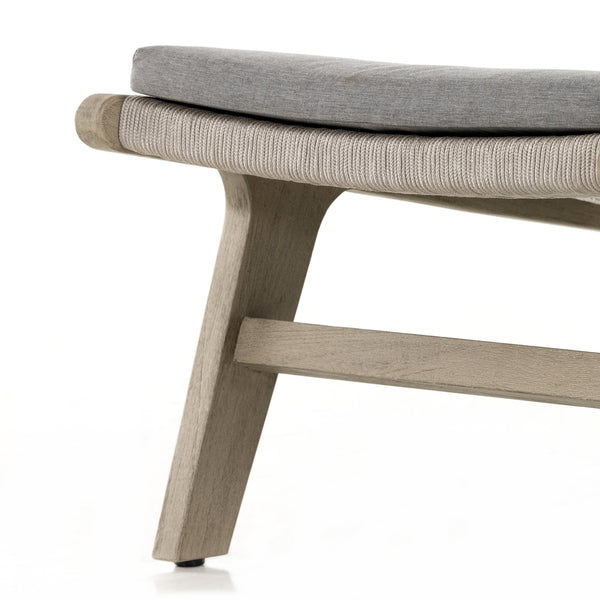 Julian Outdoor Chair In Weathered Grey