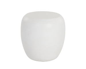 IOLITE END TABLE - WHITE