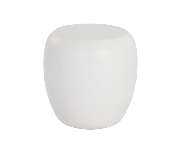 IOLITE END TABLE - WHITE