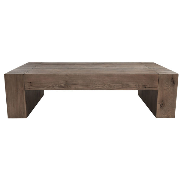 Bristol Solid Wood Coffee Table in Cafe Brown
