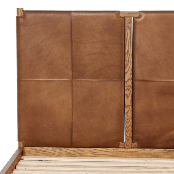 Salado Queen Bed - Heirloom Sienna Old