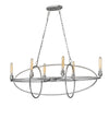 Persis 6 Light Chandelier in Old Silver Finish