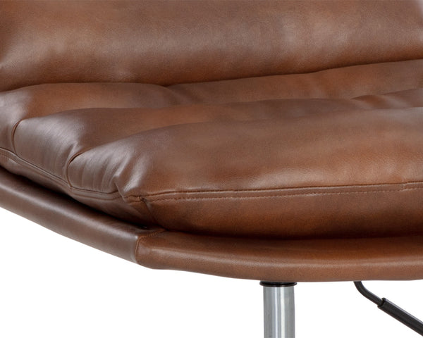 STINSON OFFICE CHAIR - BRAVO COGNAC