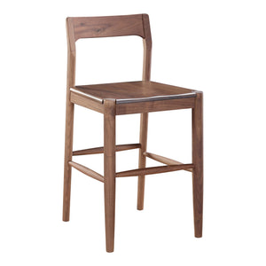 Owing Counter Stool in Walnut Brown