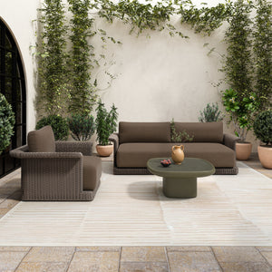 Moe's Manon Outdoor Coffee Table in Deep Green