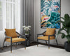 KIRSTEN LOUNGE CHAIR - GOLD SKY