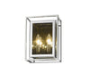 Infinity 2 Light Wall Sconce in Chrome Finish