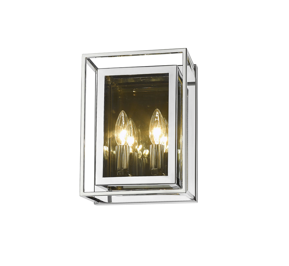 Infinity 2 Light Wall Sconce in Chrome Finish