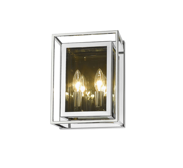 Infinity 2 Light Wall Sconce in Chrome Finish