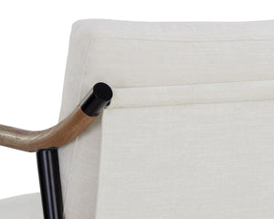 MEADOW ARMCHAIR - HEATHER IVORY TWEED