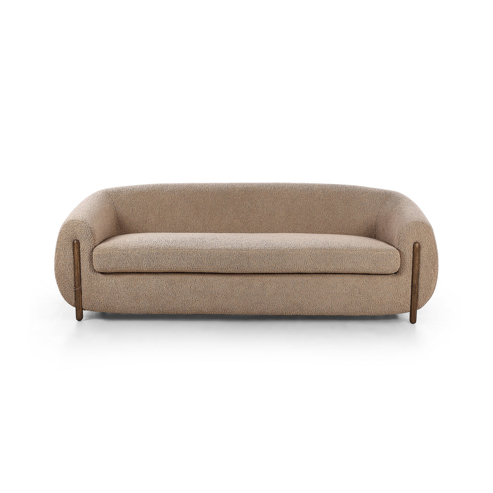 Lyla Sofa In 86" In Sheepskin Camel