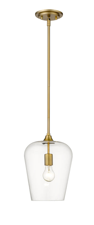 Joliet 1 Light Pendant in Olde Brass Finish