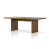 Eaton Dining Table - Amber Oak Resin