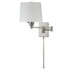(K)Swing Arm Wall Lamp White Shade