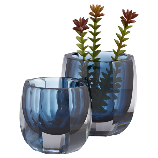 Small Azure Oppulence Vse in Blue/Clear