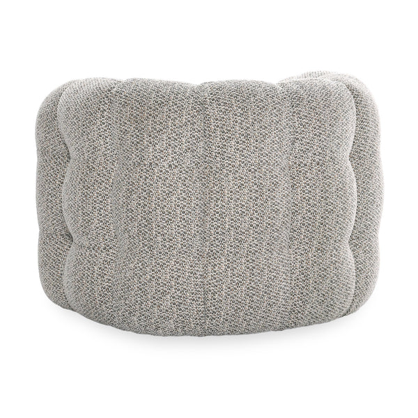 Walter Upholstered Swivel Chair in Heathered Gray
