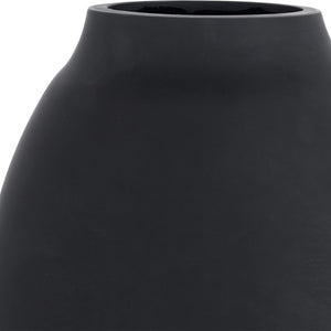 Hearth Matte Black Vases, Set/3