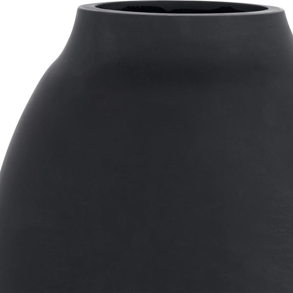 Hearth Matte Black Vases, Set/3