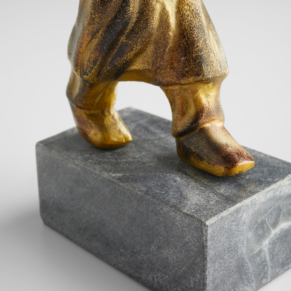 Epicurus Sculpture | Gold